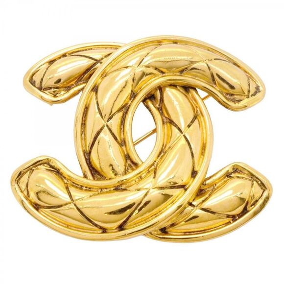 Pre Loved chanel Women Gold Brooches - Picture 1 of 7